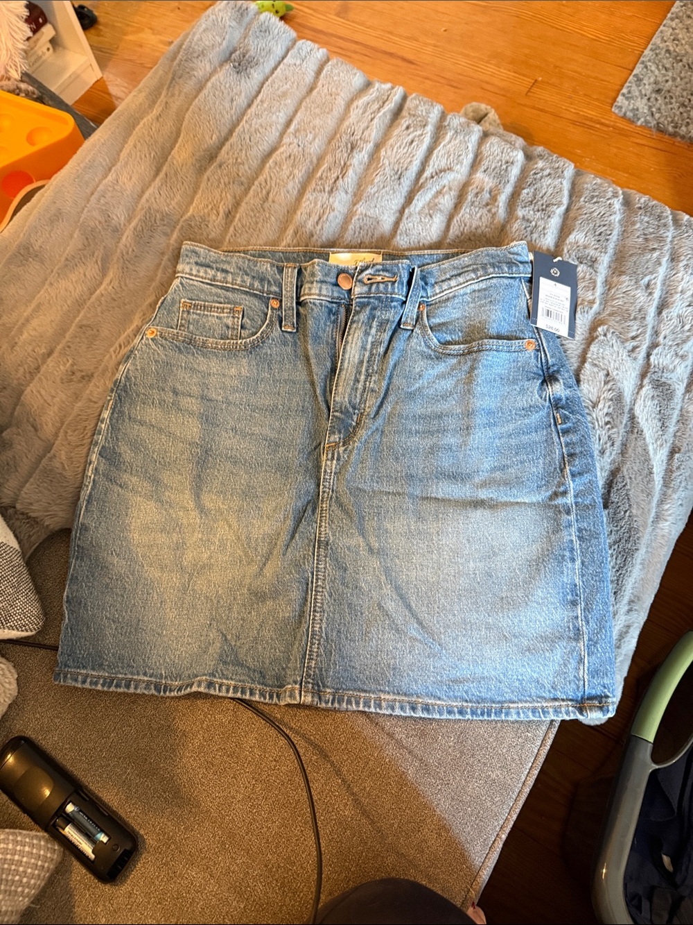 Universal Thread Light Blue Denim Mini Skirt